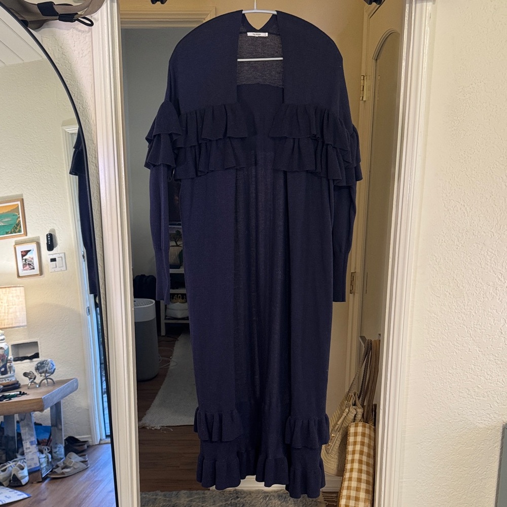 Tularosa Deep Blue Knit Top
